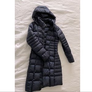 North Face feather-down long jacket